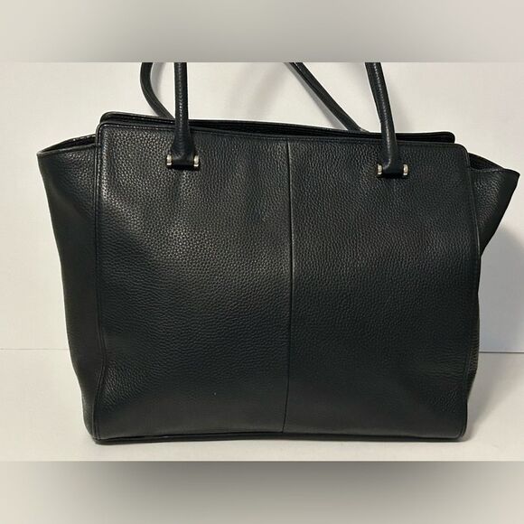 Kate Spade Black leather shoulder bag Tote - Picture 4 of 14